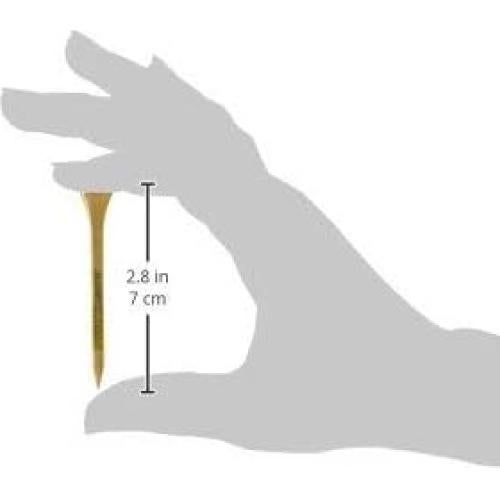 Tees de Madera para Golf PrideSports PTS - 100 Unidades, 7 cm