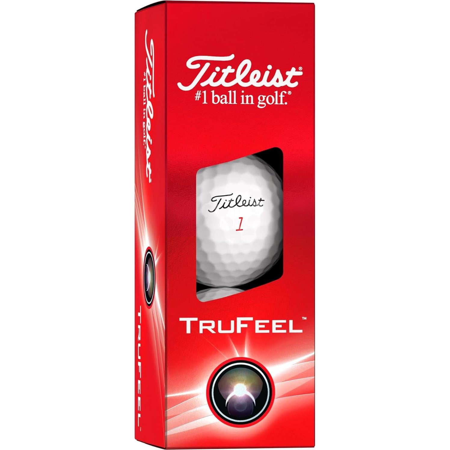 Pelotas de Golf Titleist TruFeel - 12 Unidades, Tacto Suave