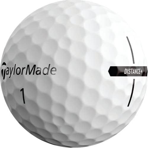 Pelotas de Golf Distance+ TaylorMade - 1 Docena, Ionómero, Blanco