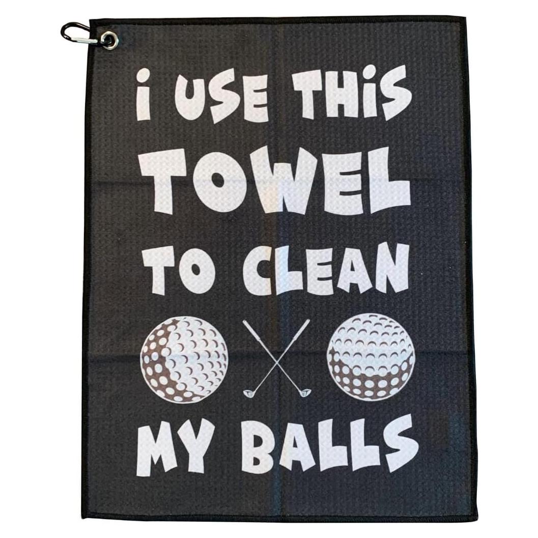 Toalla de Golf ShankitGolf Microfibra con Clip 40x30 cm