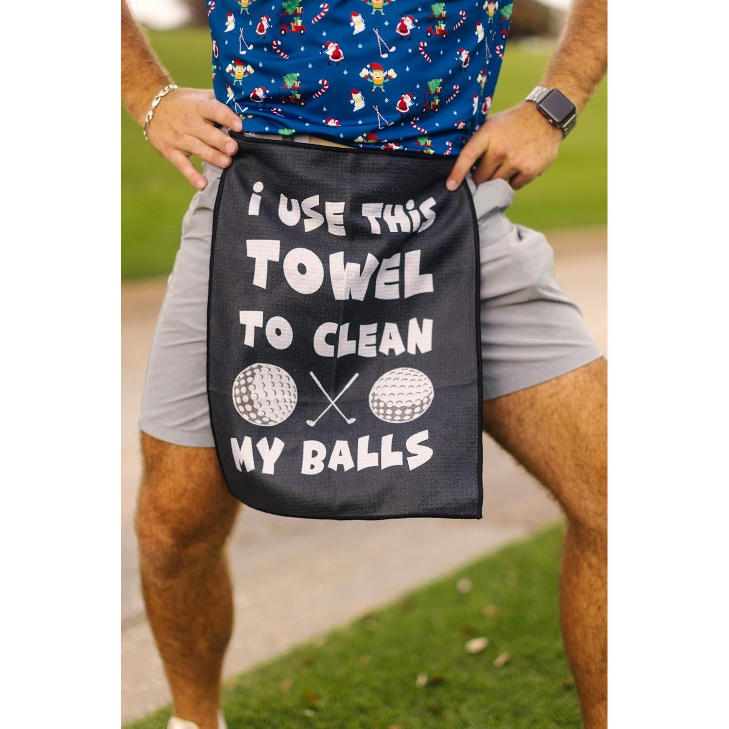Toalla de Golf ShankitGolf Microfibra con Clip 40x30 cm