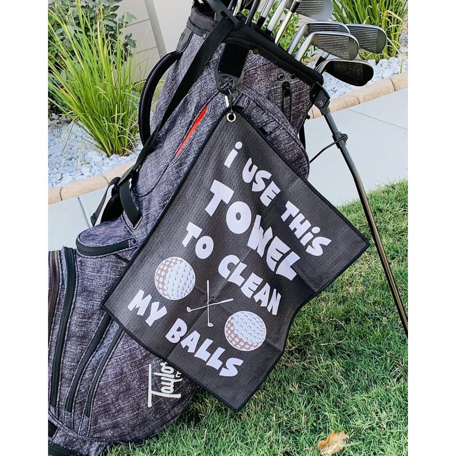 Toalla de Golf ShankitGolf Microfibra con Clip 40x30 cm