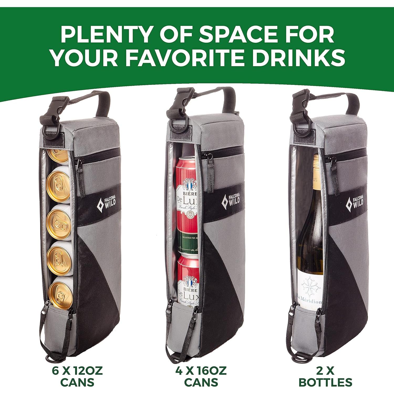 Bolsa de Enfriamiento Falcona Wild para Golf - Capacidad 6 Latas