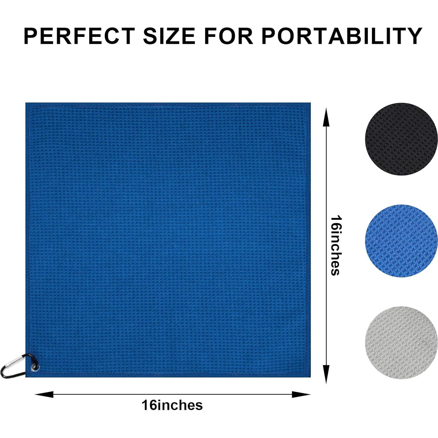 Paquete de 3 Toallas de Golf SPOROKET Microfibra 40.64cm