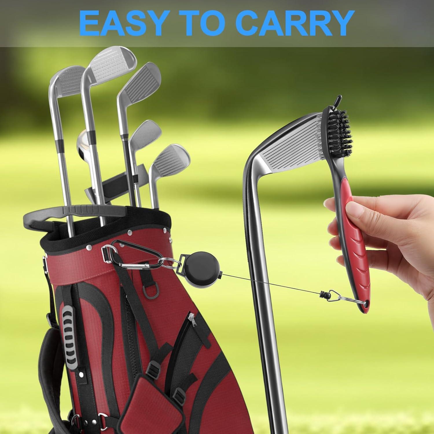 Paquete de 2 cepillos limpiadores de palos de golf Coeweule