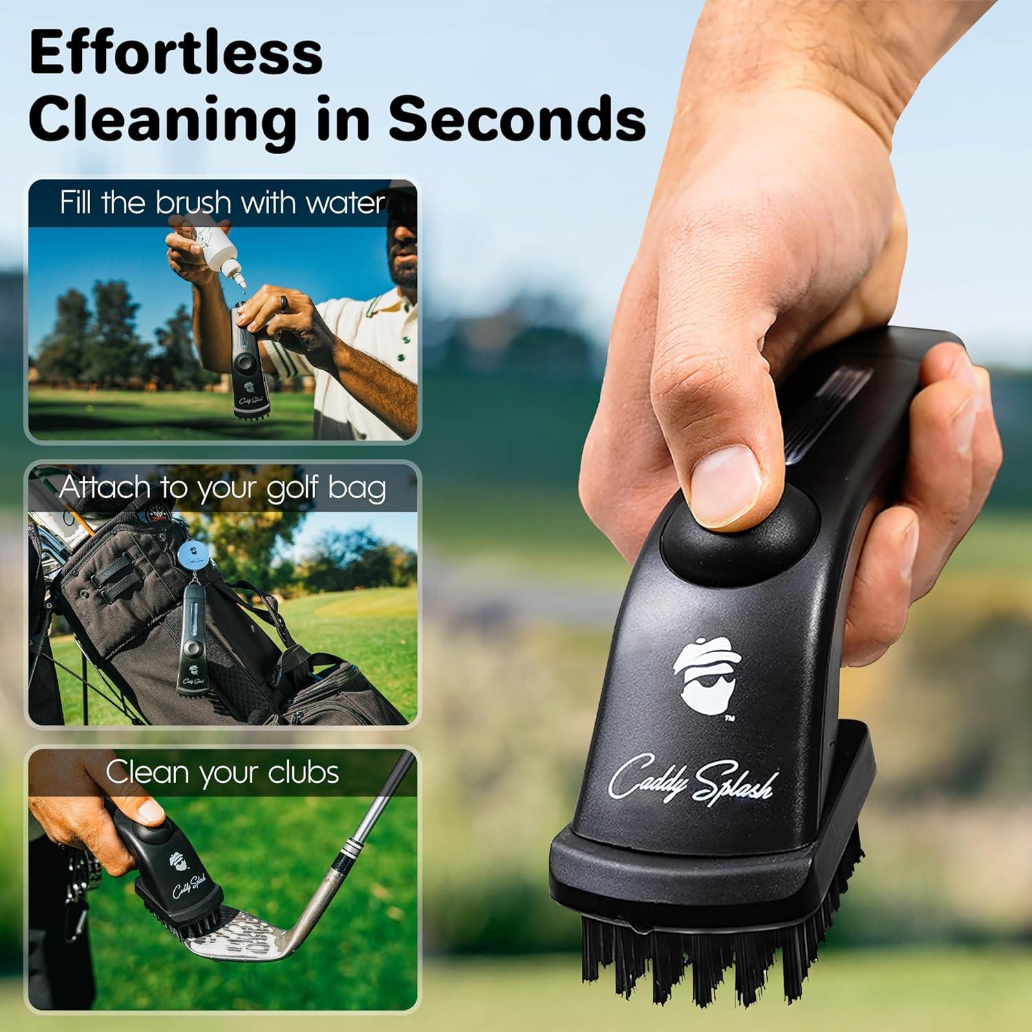 Cepillo de Golf Caddy Splash Pro con Agua - Cerdas de Nylon