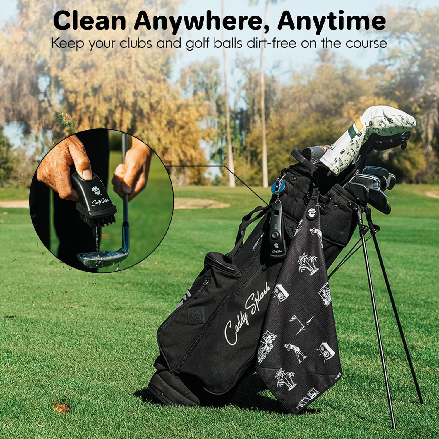 Cepillo de Golf Caddy Splash Pro con Agua - Cerdas de Nylon