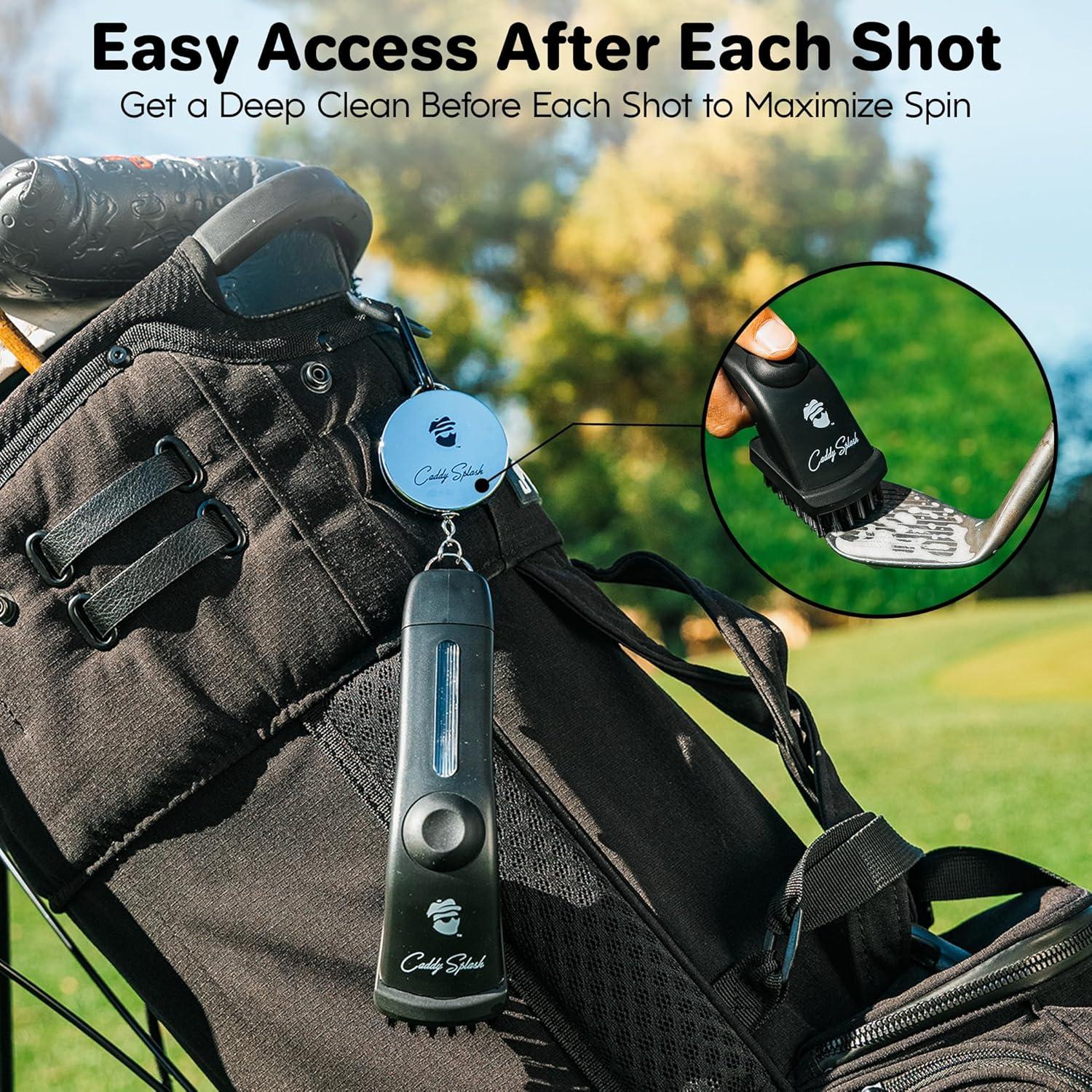 Cepillo de Golf Caddy Splash Pro con Agua - Cerdas de Nylon