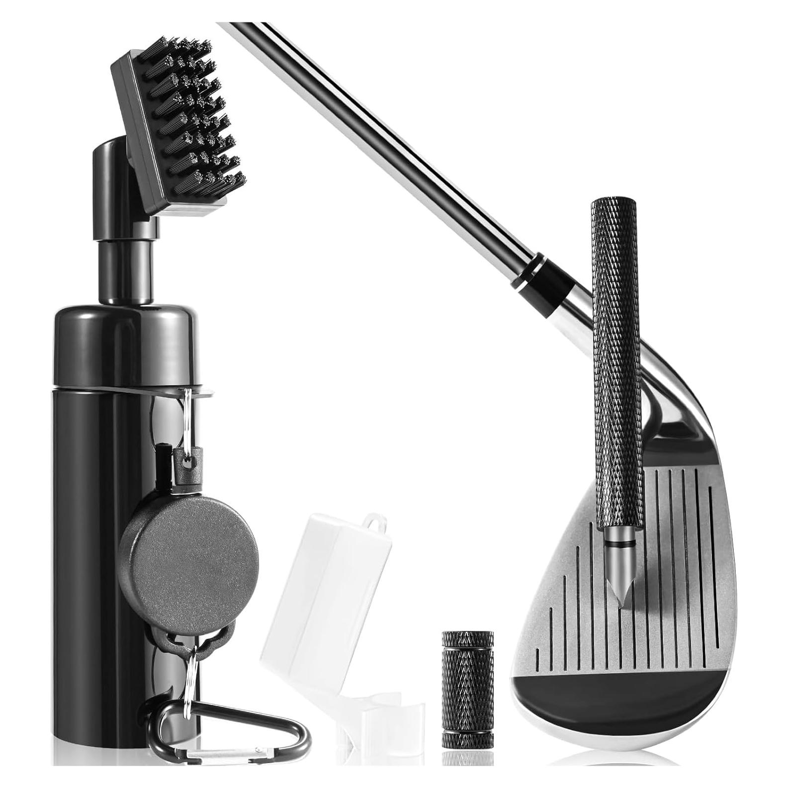 Cepillo Limpiador de Palos de Golf Wynaura con Afilador