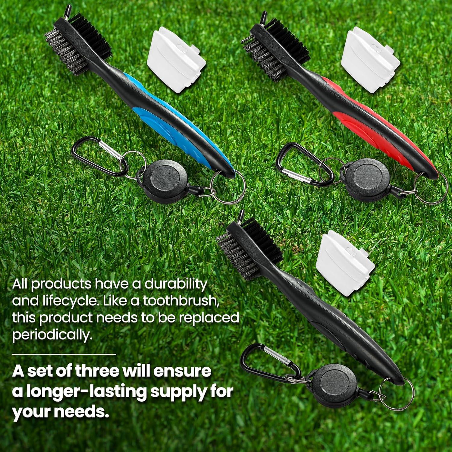 Paquete de 3 cepillos para palos de golf POIKSHARK - Accesorios