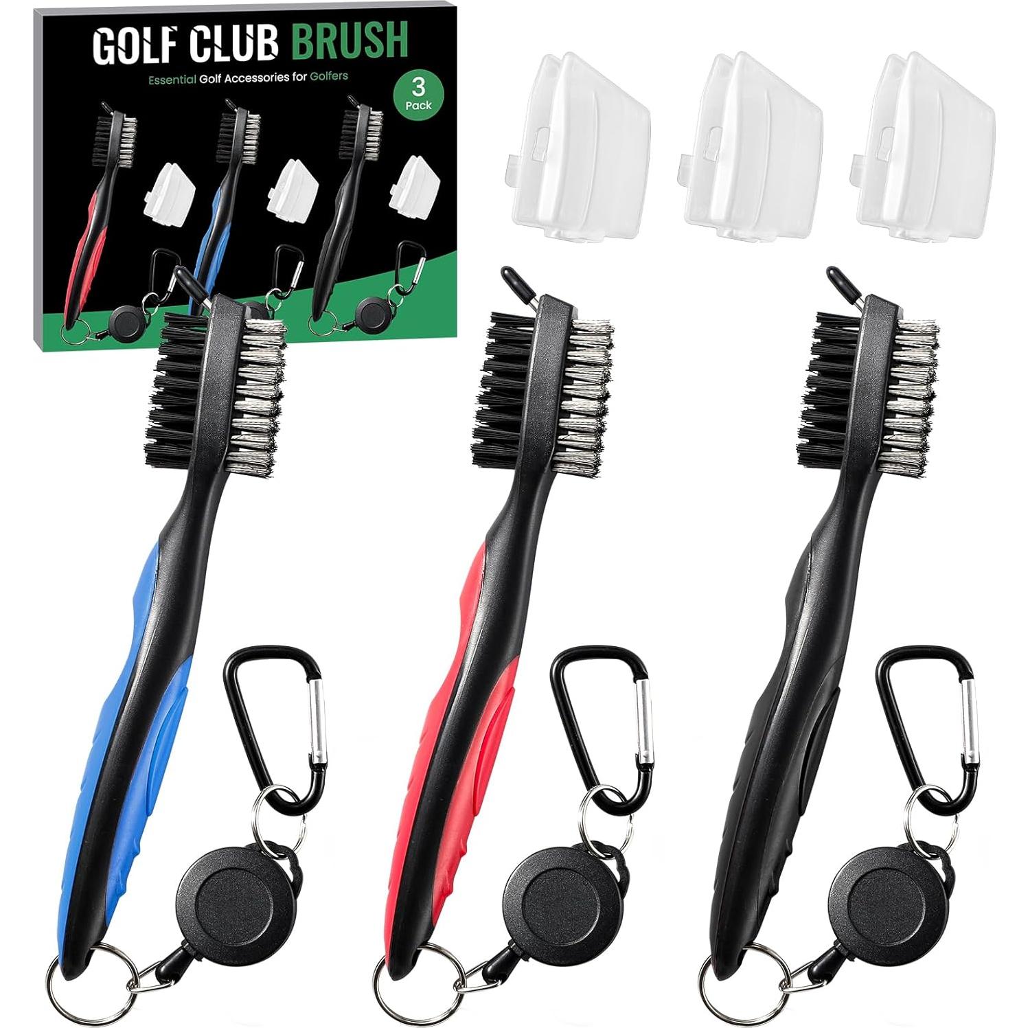 Paquete de 3 cepillos para palos de golf POIKSHARK - Accesorios