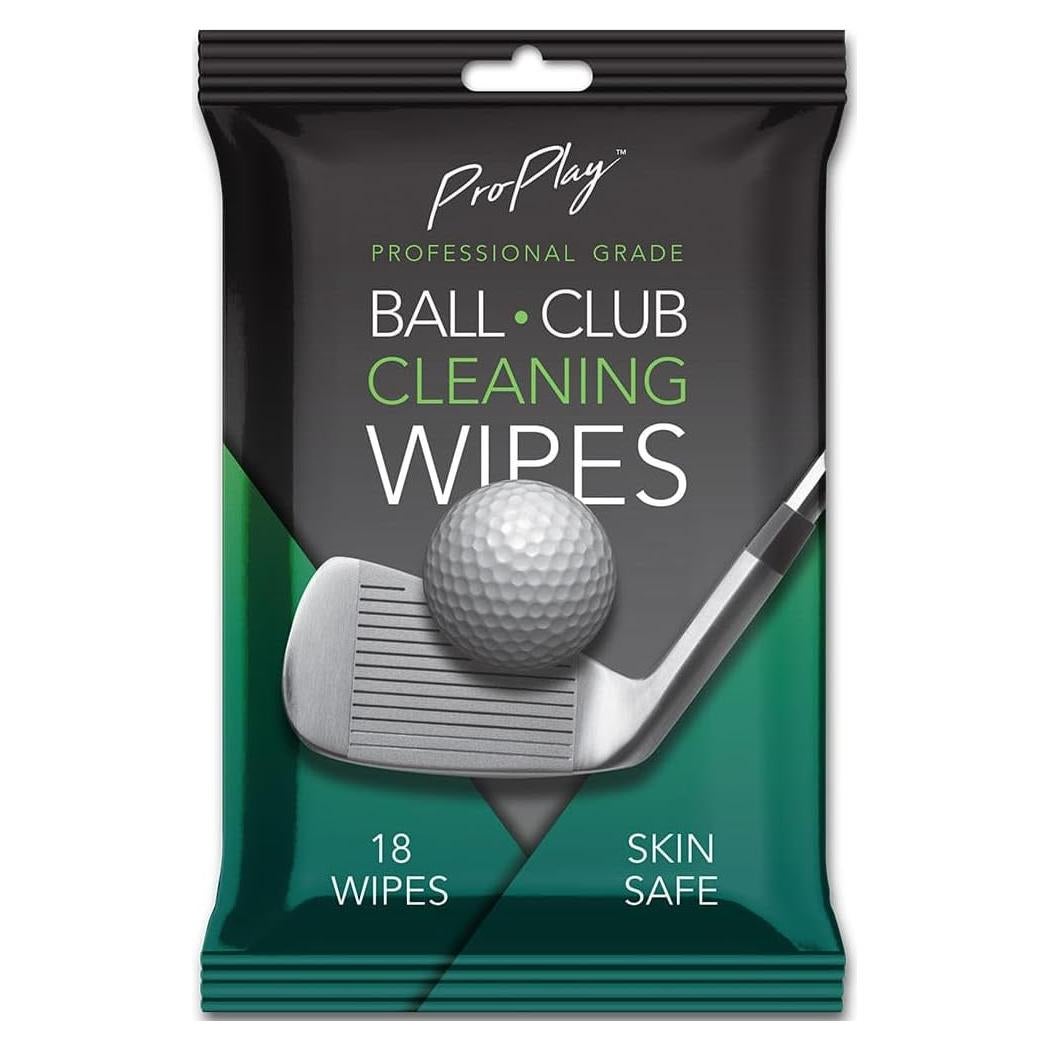 Toallitas de Limpieza ProPlay para Pelotas y Palos de Golf - 1 Paquete