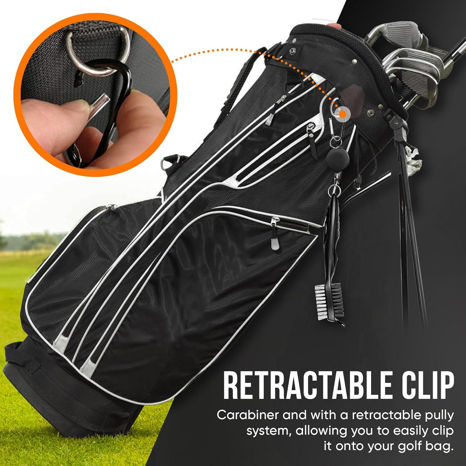 Cepillo de limpieza para palos de golf C.J GOLF negro 0.61 m