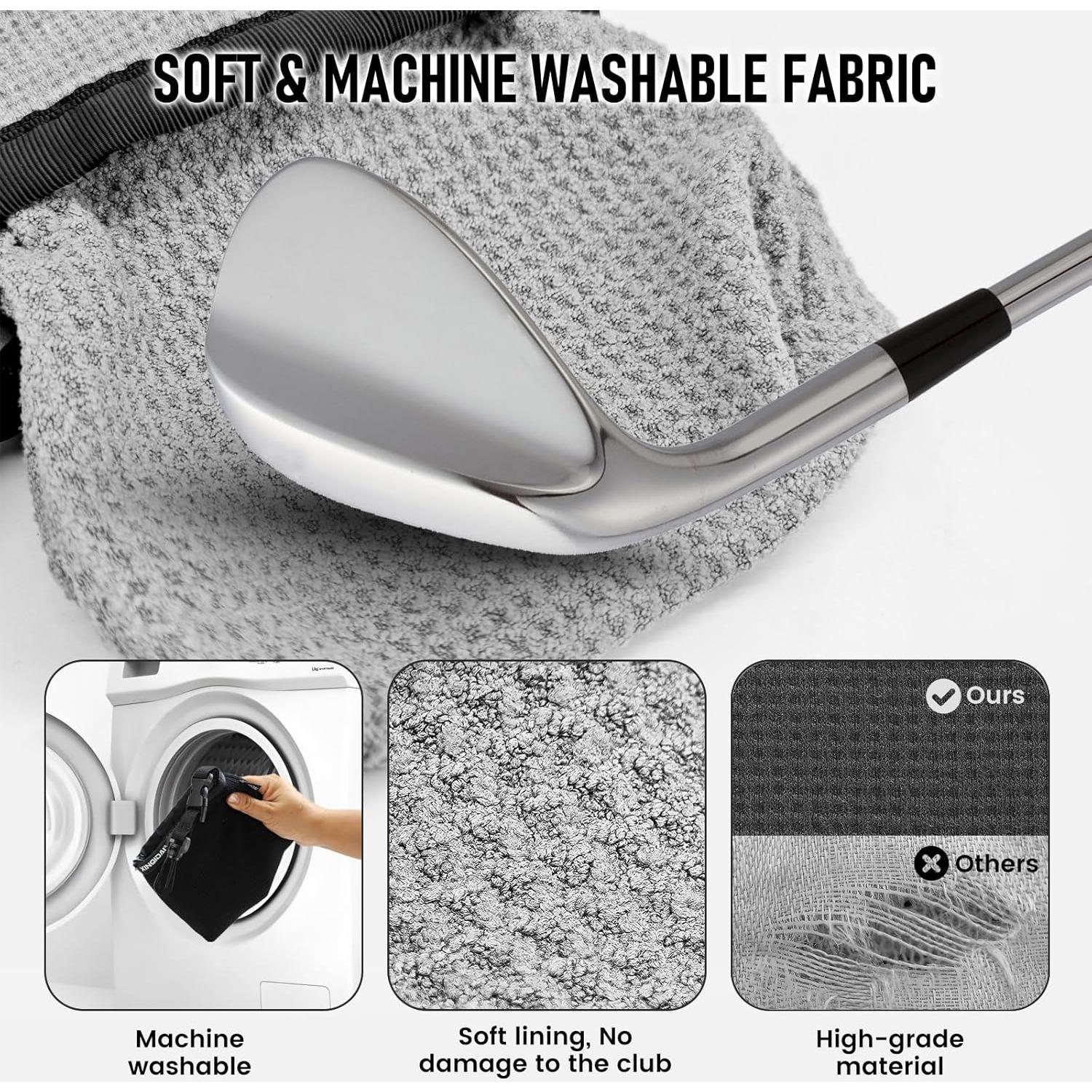 Bolsa de Limpieza XINQIDAI para Palos y Pelotas de Golf - Impermeable, Lavable
