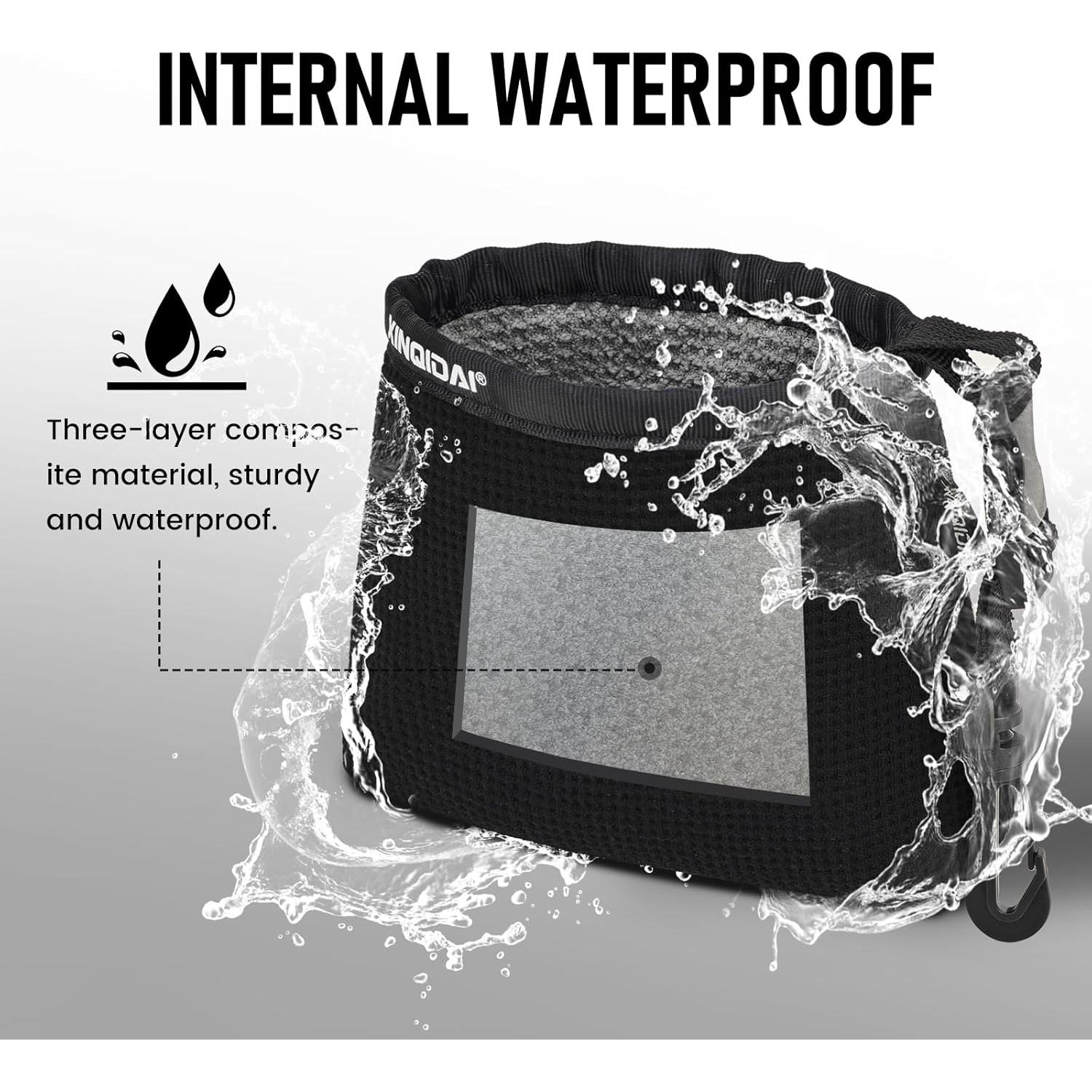 Bolsa de Limpieza XINQIDAI para Palos y Pelotas de Golf - Impermeable, Lavable