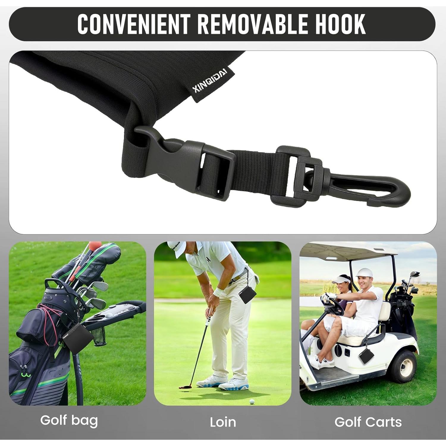 Bolsa de Limpieza XINQIDAI para Palos y Pelotas de Golf - Impermeable, Lavable