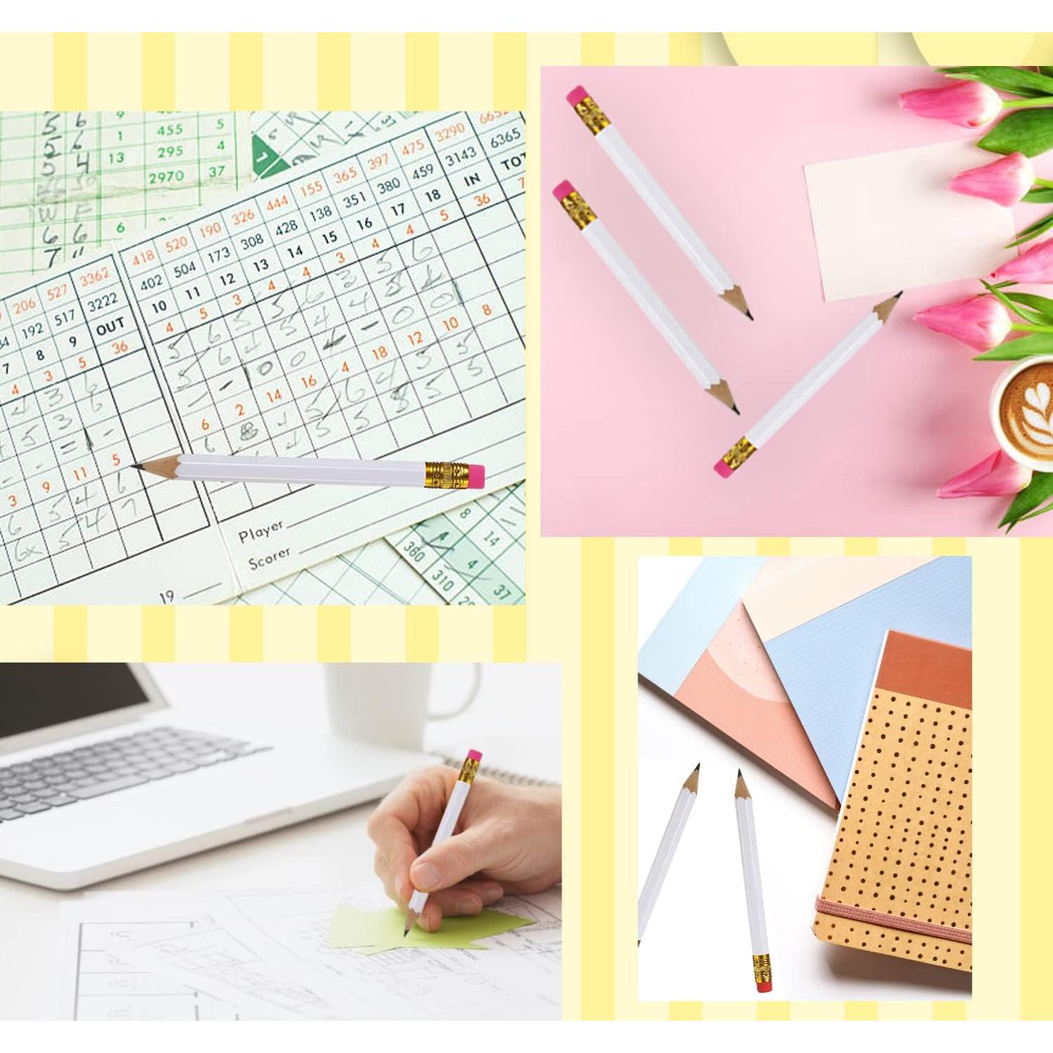 Lápices de Golf Adhere 25pcs Madera Grafito 2B Hexagonal