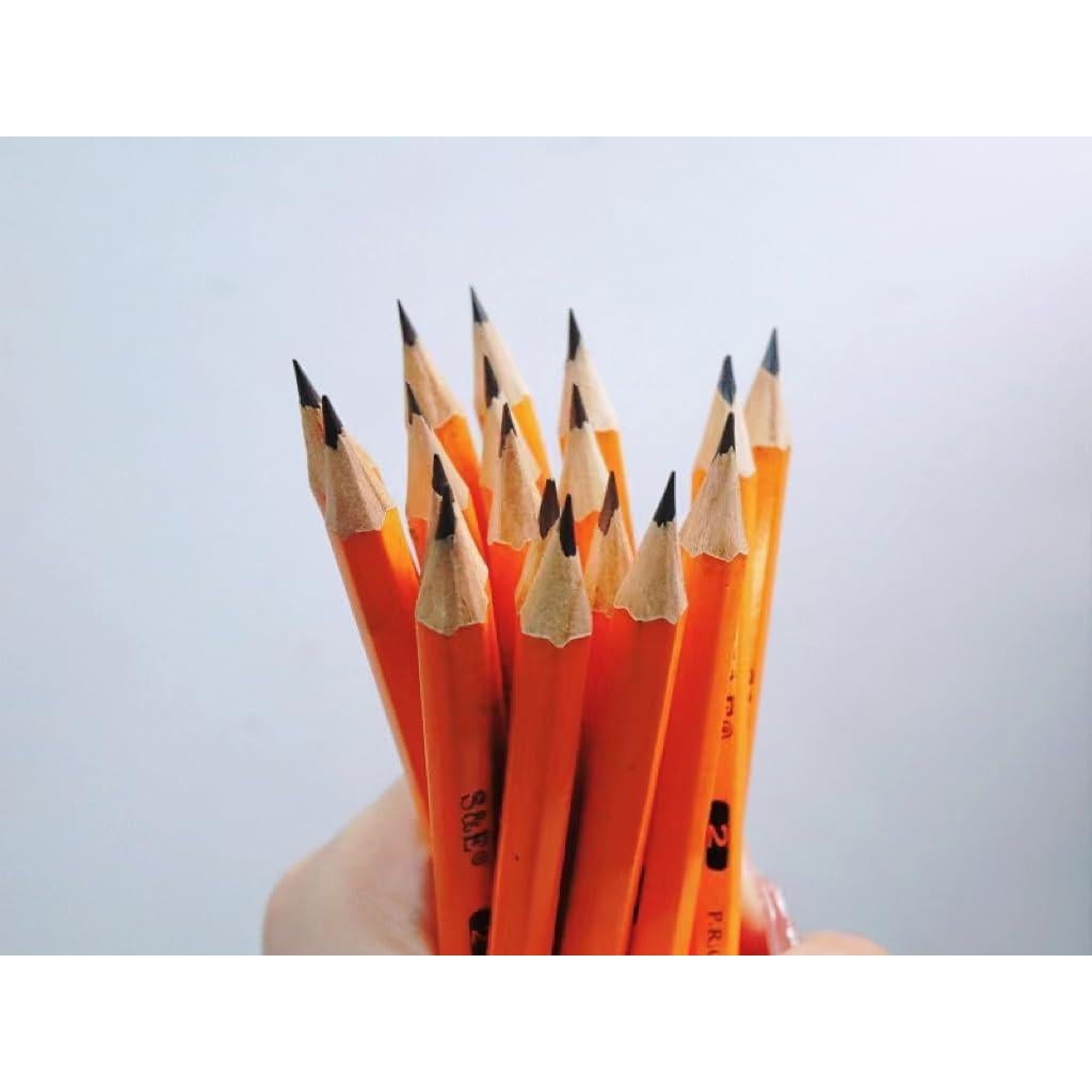 Lápices Cortos SKKSTATIONERY con Borrador #2 HB 96/Caja