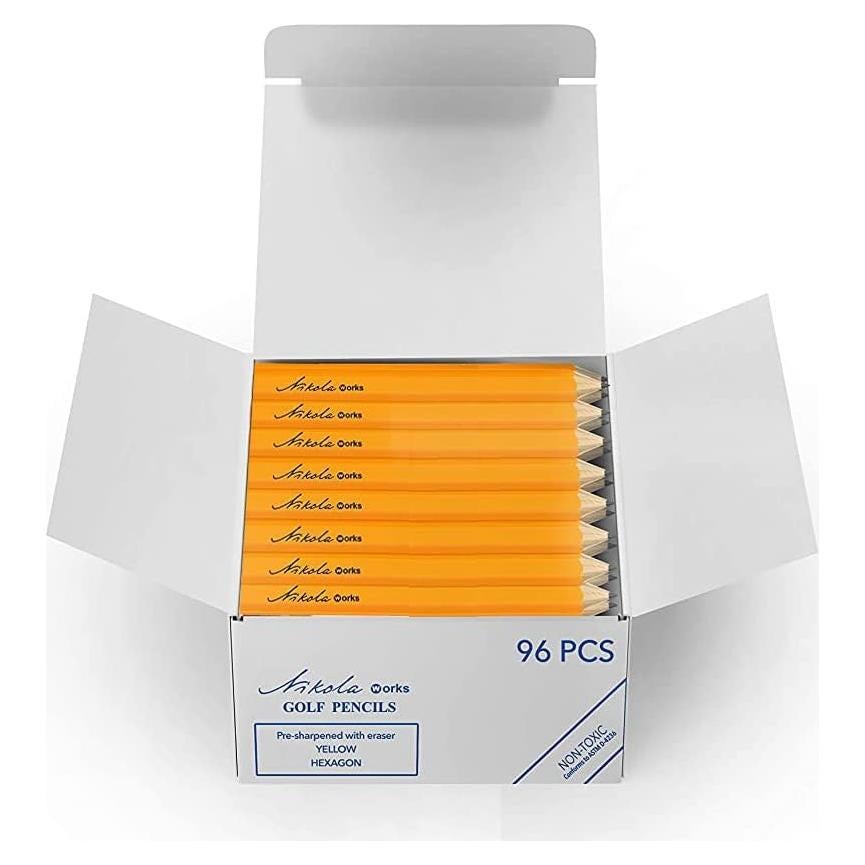Lápices Miniatura Nikola Works #2 HB - 96 Unidades Sin Borrador