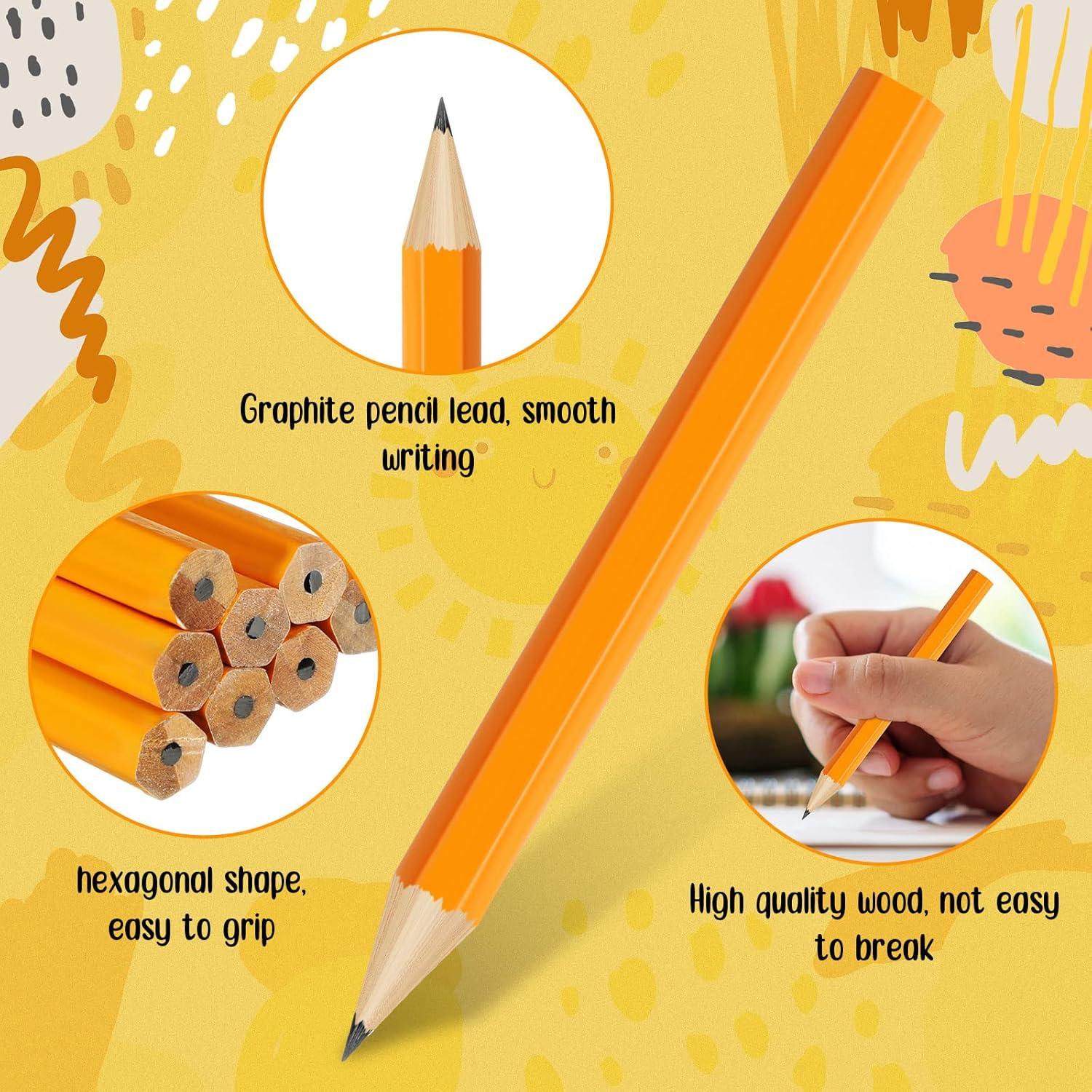 Lápices de Golf Kosiz 1000 Pcs HB Amarillo Hexagonales