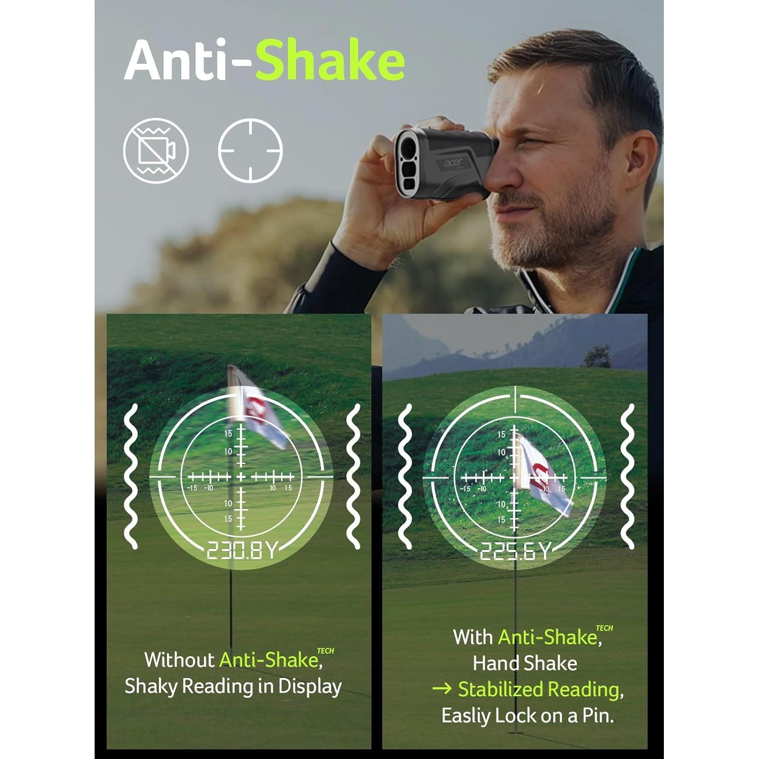 Medidor de Rango de Golf Acer Gadget SW-RF700 800m 6x