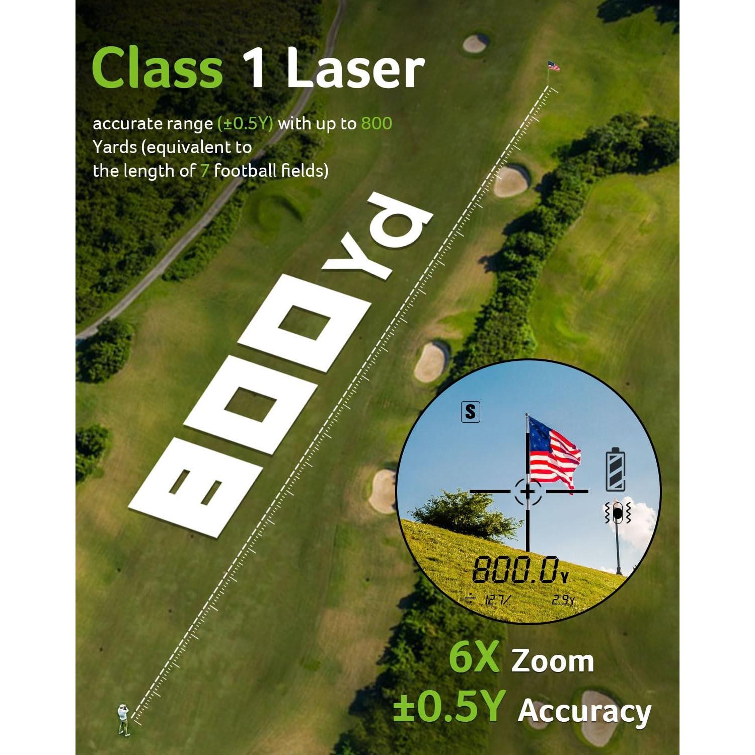 Medidor de Rango de Golf Acer Gadget SW-RF700 800m 6x