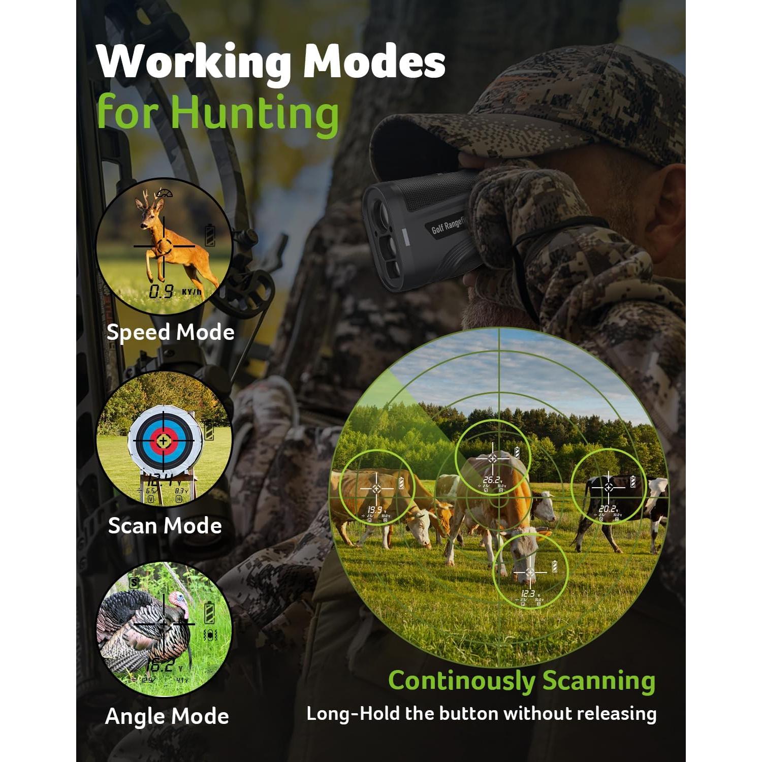 Medidor de Rango de Golf Acer Gadget SW-RF700 800m 6x