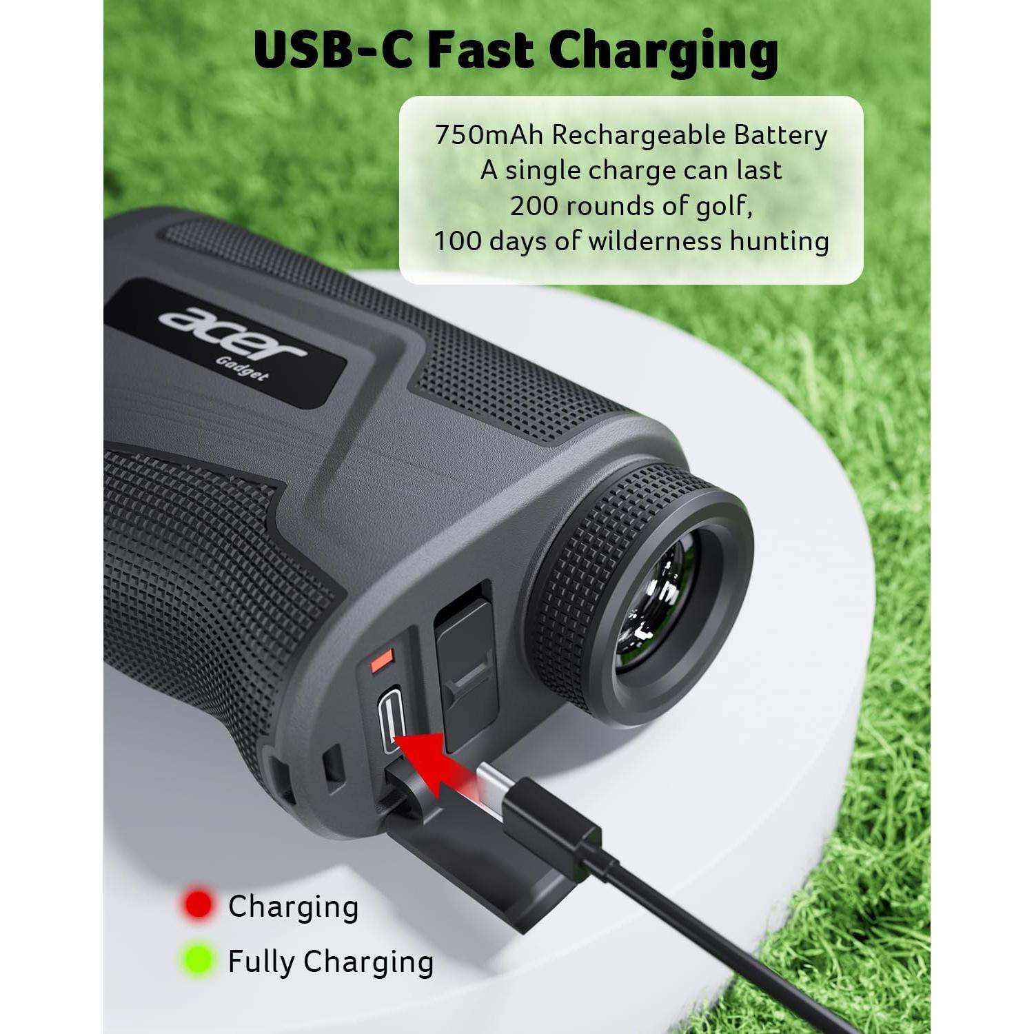 Medidor de Rango de Golf Acer Gadget SW-RF700 800m 6x