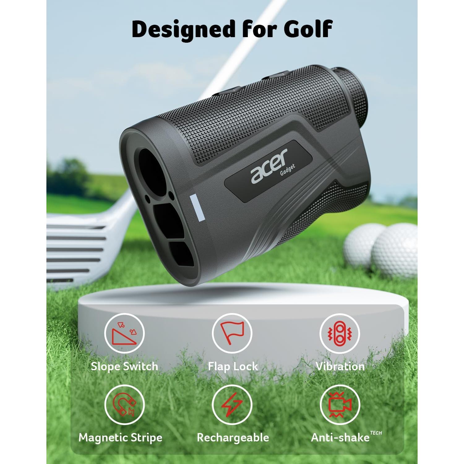 Medidor de Rango de Golf Acer Gadget SW-RF700 800m 6x