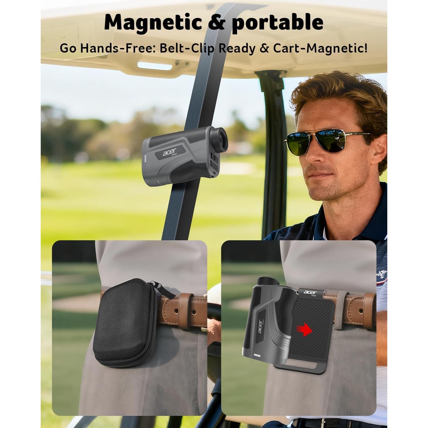 Medidor de Rango de Golf Acer Gadget SW-RF700 800m 6x