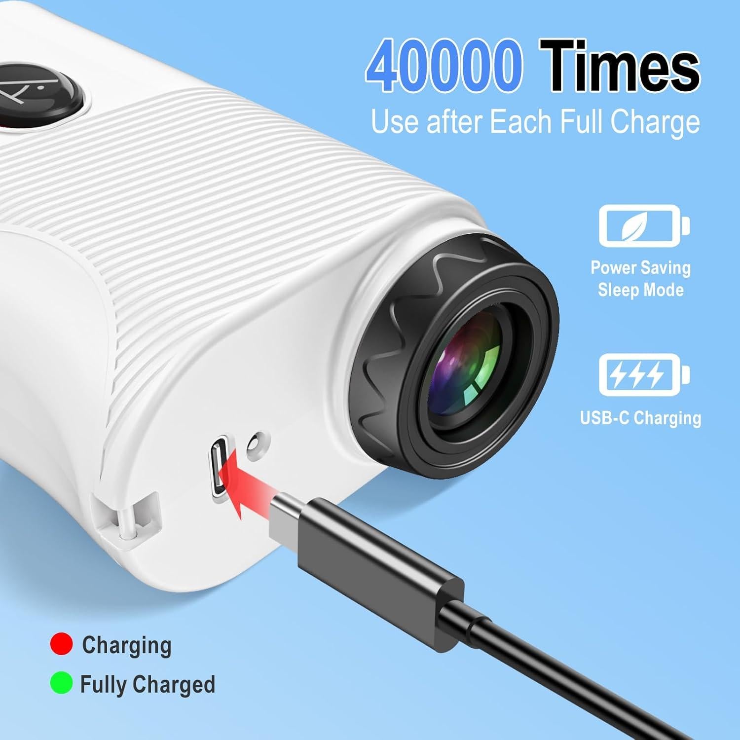 Buscador de Rango Láser HESAIN SH108 para Golf 1097m