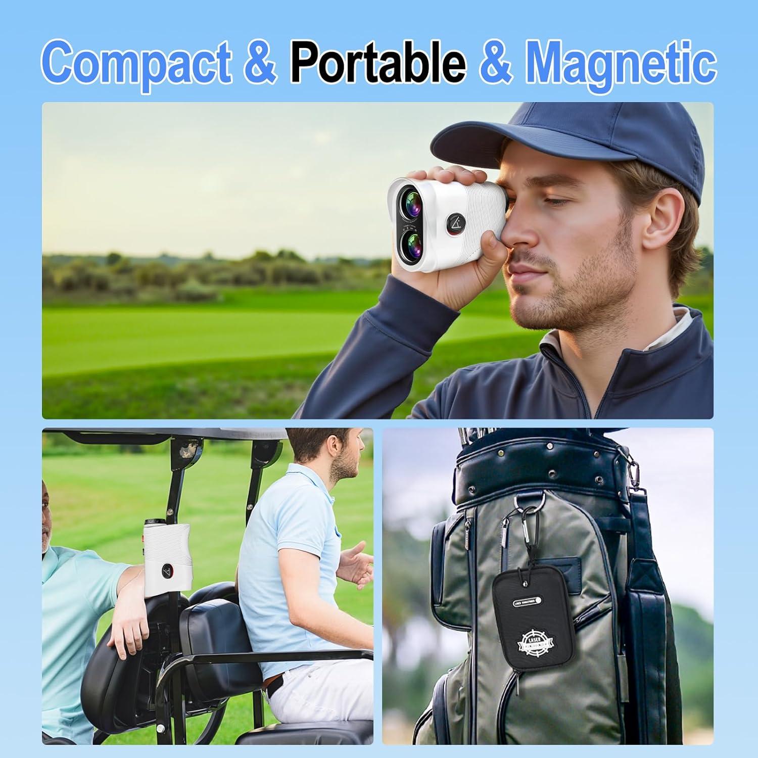 Buscador de Rango Láser HESAIN SH108 para Golf 1097m