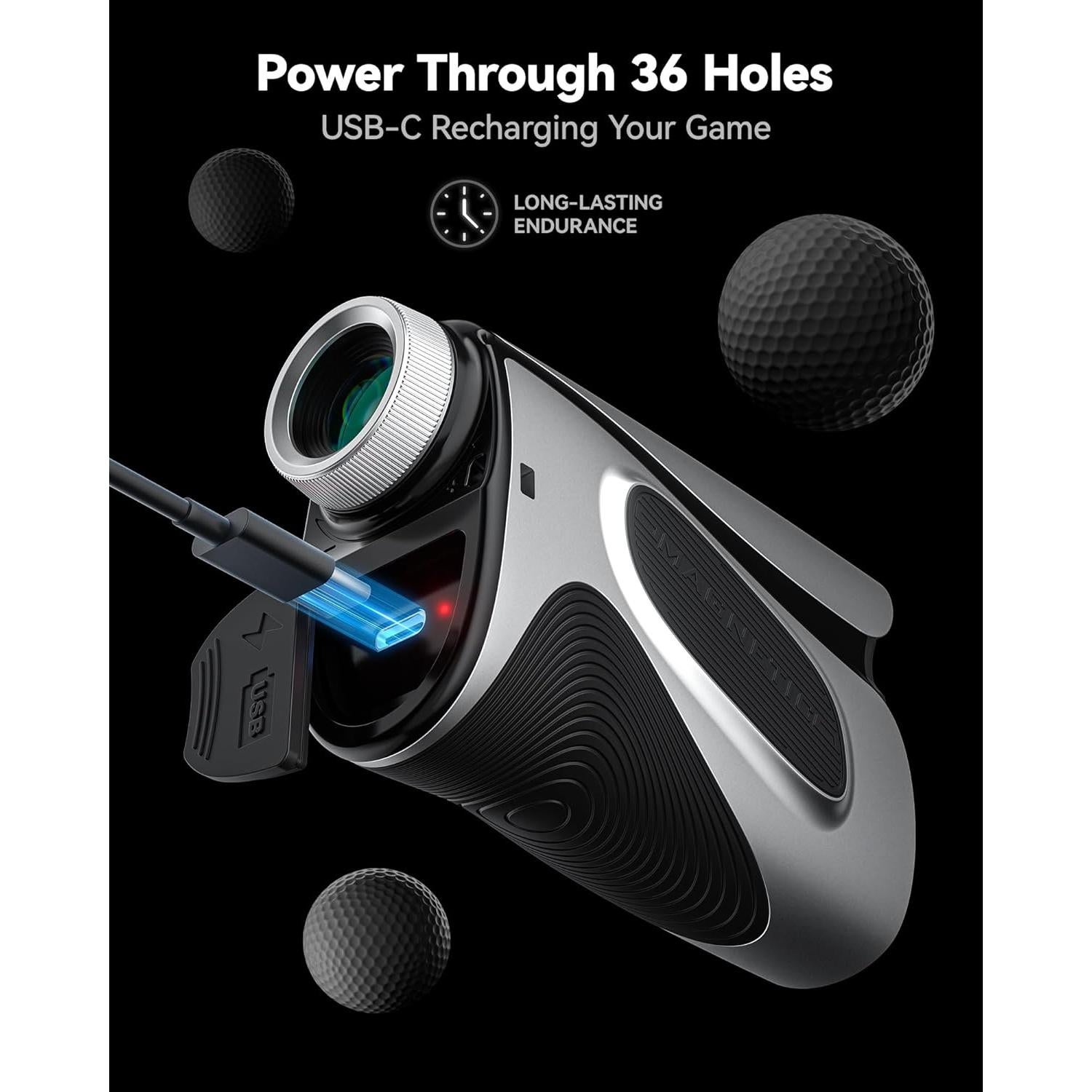 Buscador de Rango Láser REDTIGER GolfVue 4, 1200m, 7x Aumento