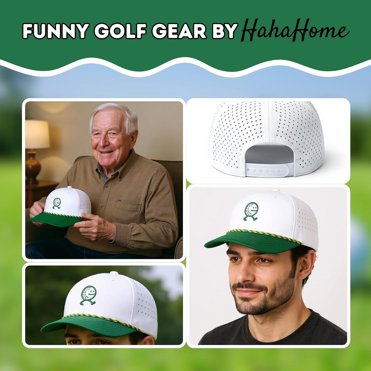 Gorra de Golf Divertida Snapback con Cuerda - Logo Bordado