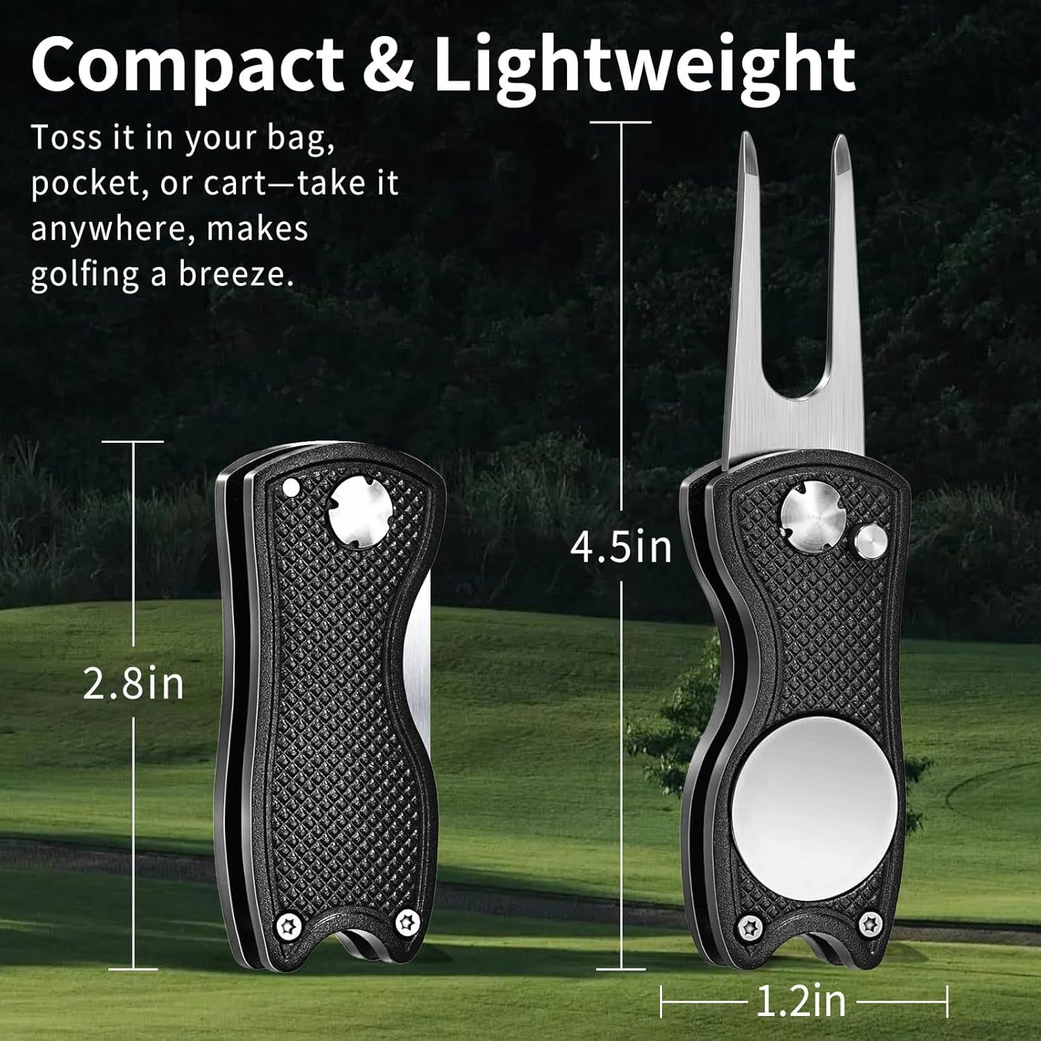 Kit de Reparación de Divots de Golf Xajie - Plegable y Magnético