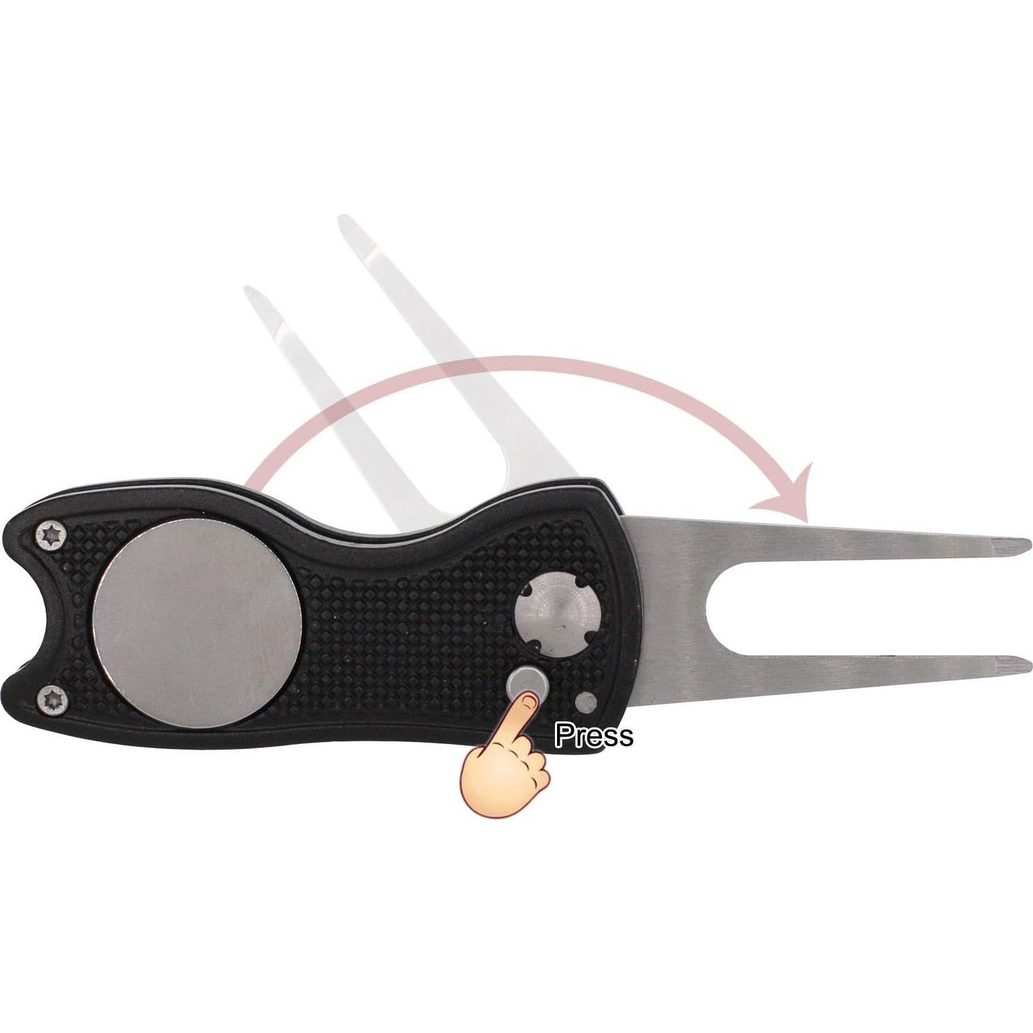 Herramienta de Reparación de Divots de Golf TuLick Plegable