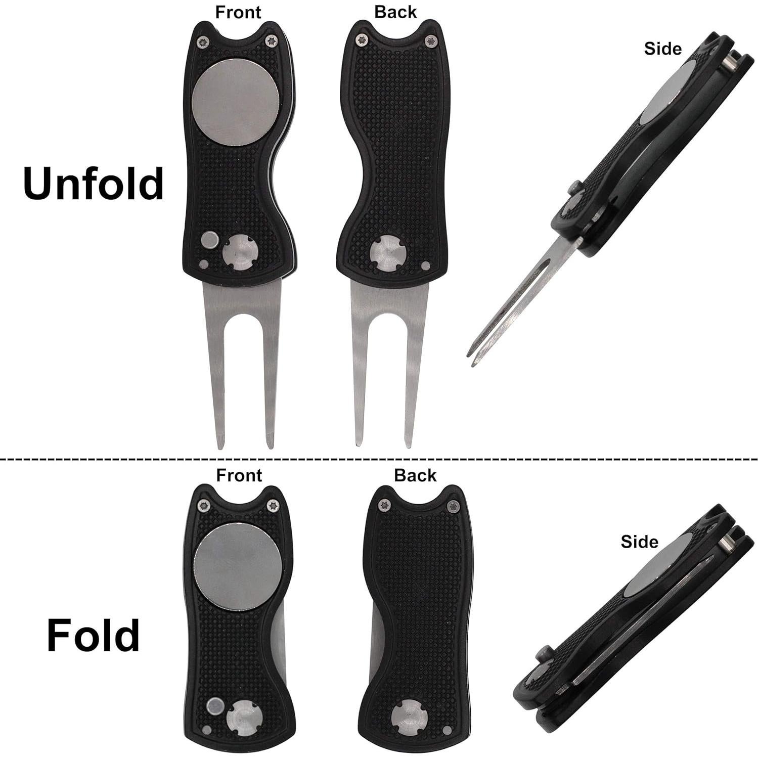 Herramienta de Reparación de Divots de Golf TuLick Plegable