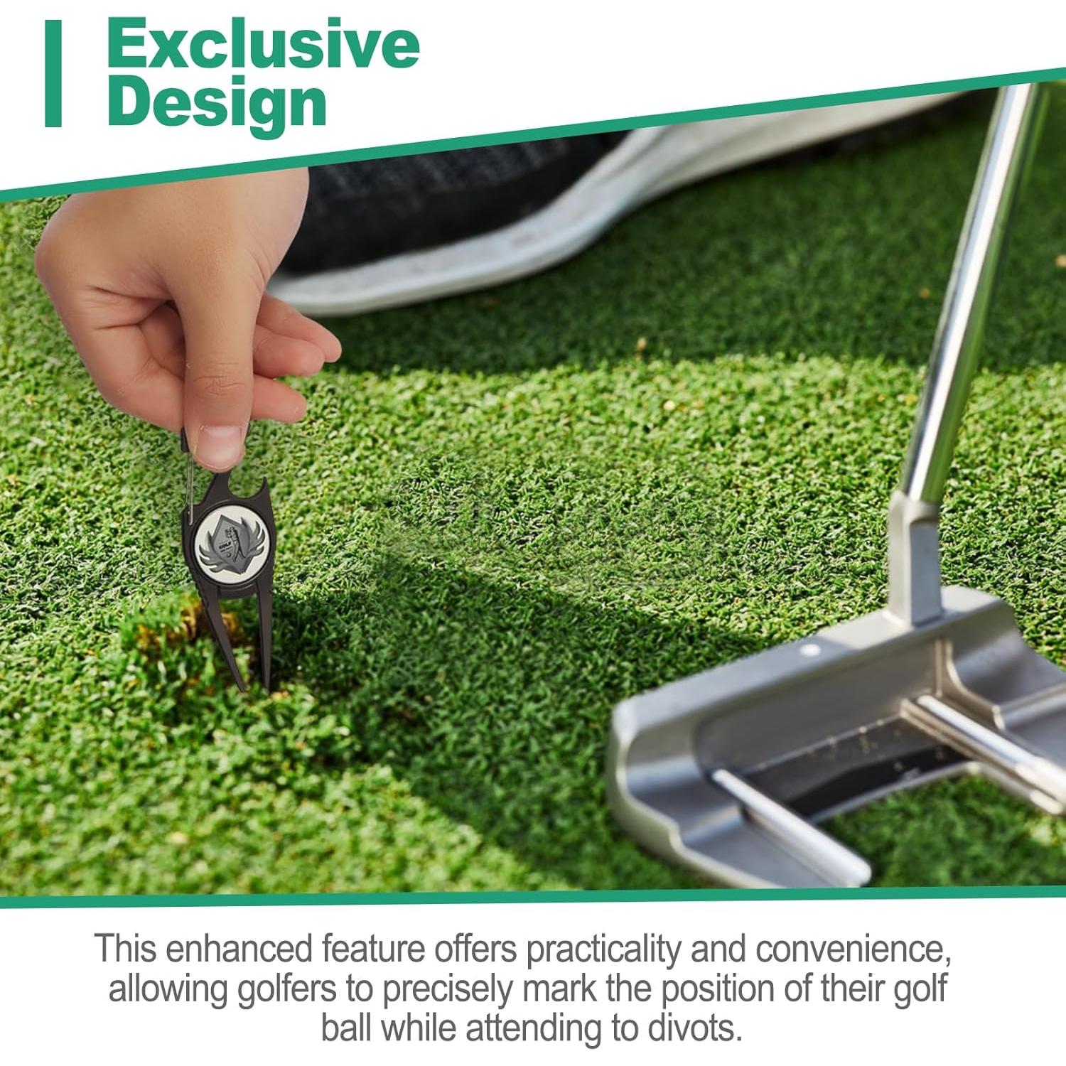 Herramienta de Divot de Golf 6 en 1 Nadachi - Accesorios Premium