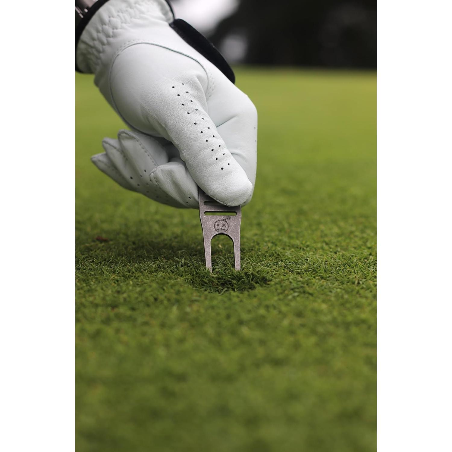 Herramienta de Divots de Titanio Fastfuse 4-en-1 para Golf