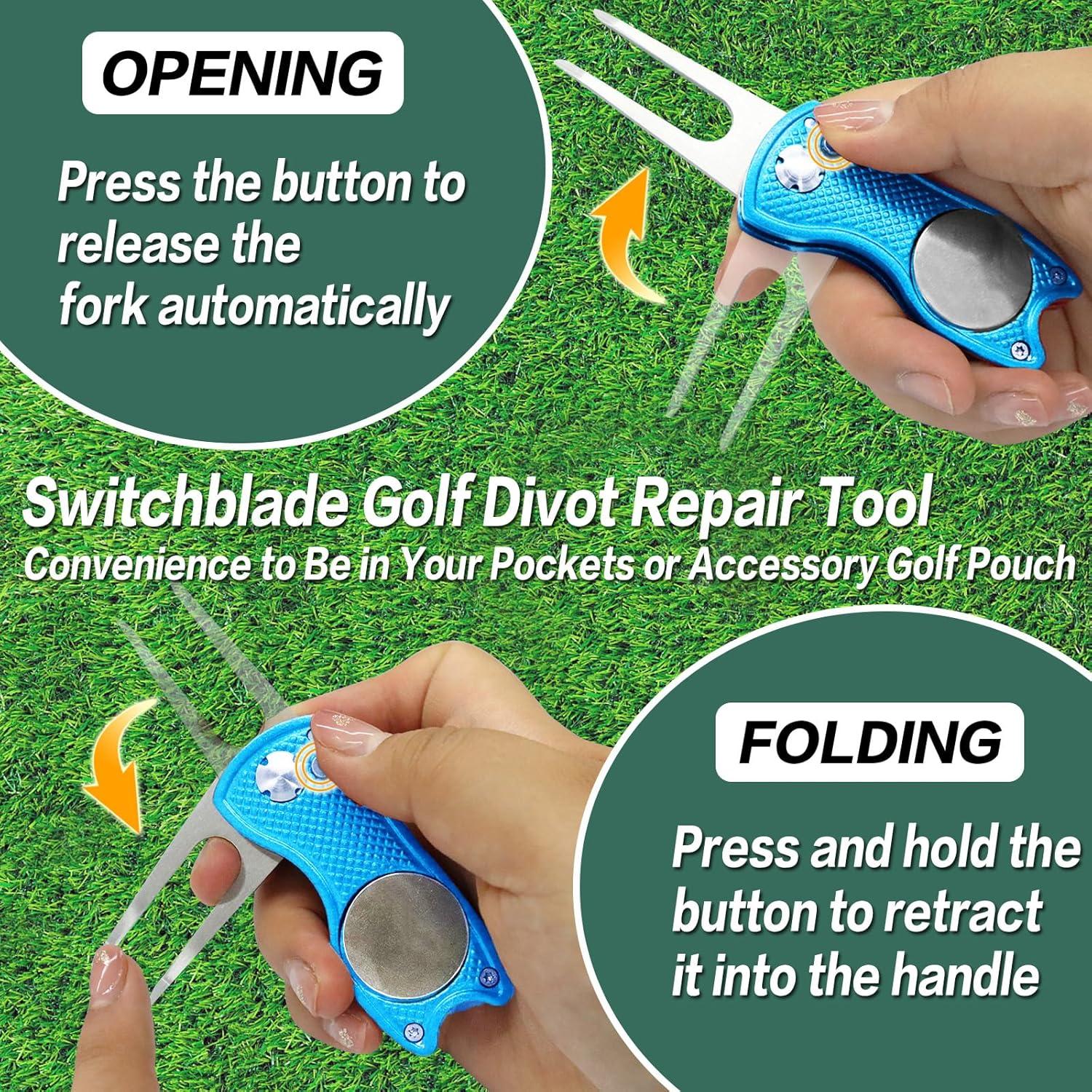 Herramienta de Divots de Golf FINGER TEN Pro con Marcadores