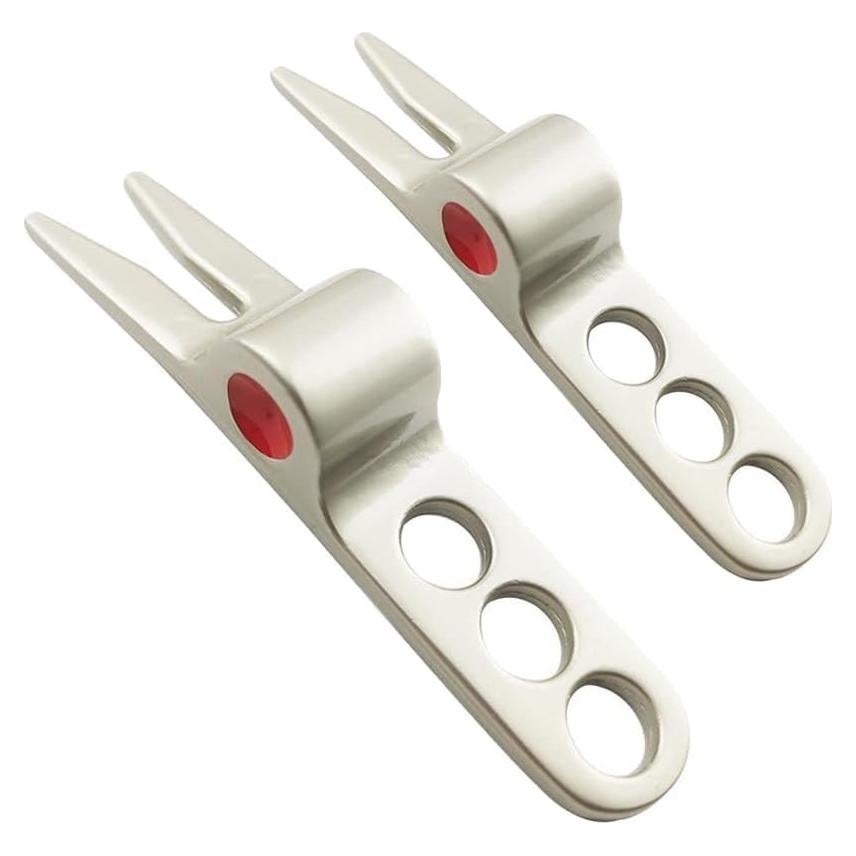 Herramienta de reparación de divots Juroicessry plata compacta