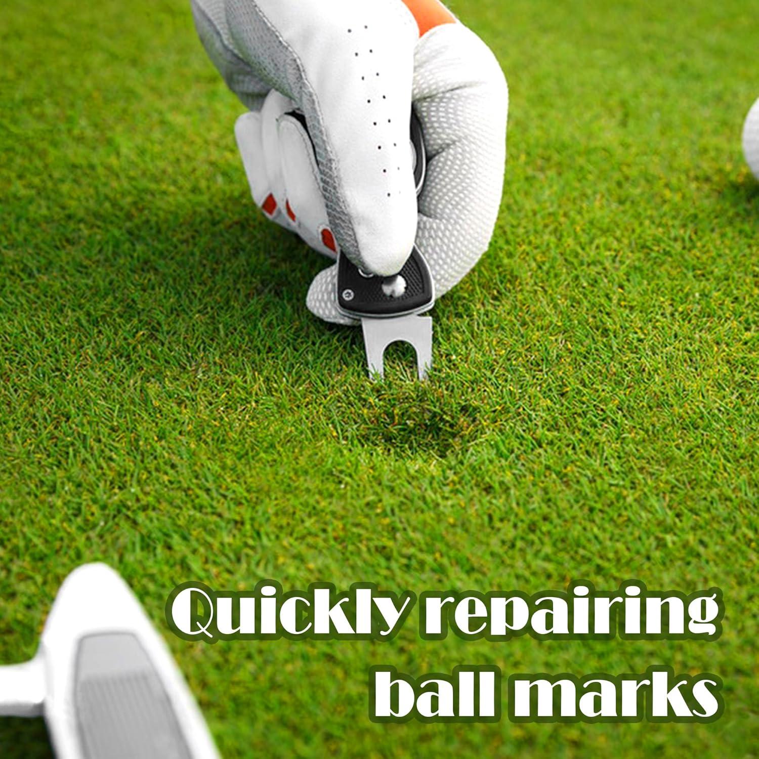 Herramienta de Reparación de Divots Quacc Plegable con Marcador