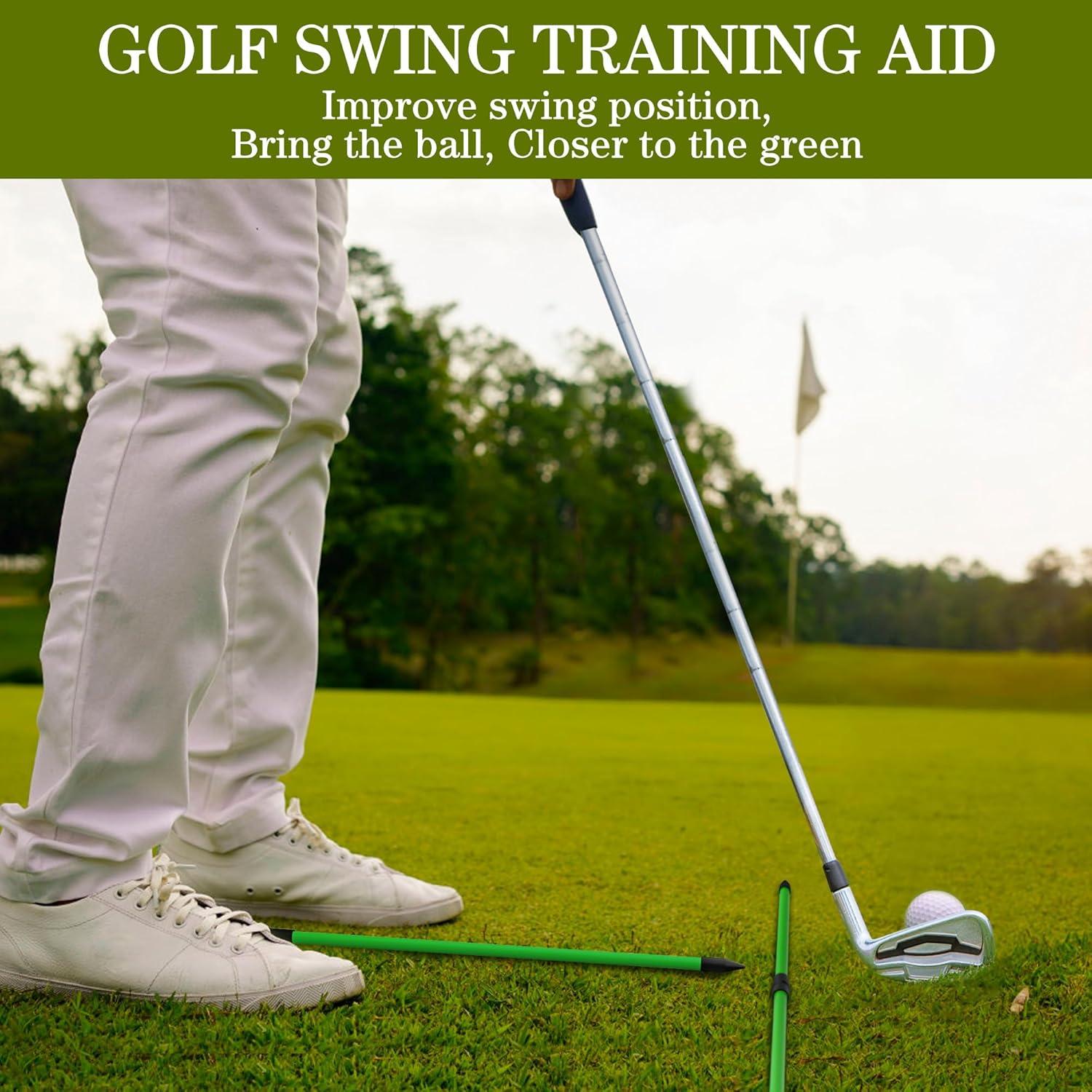 Palos de Alineación de Golf Seticek 2 Pack Plegables 121.92 cm