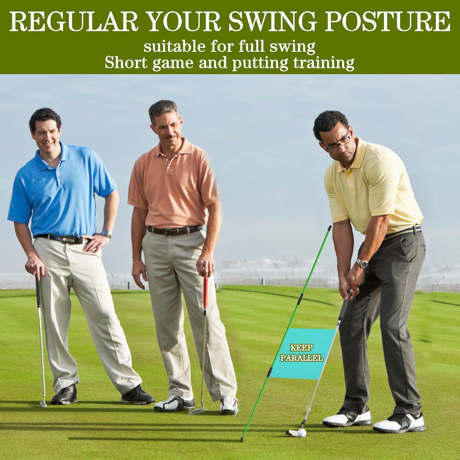 Palos de Alineación de Golf Seticek 2 Pack Plegables 121.92 cm