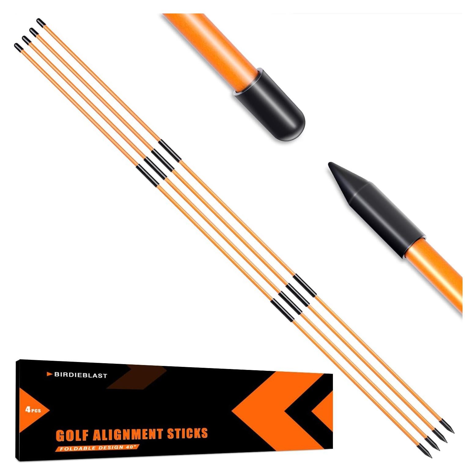 Paquete de 4 Palos de Alineación de Golf BIRDIEBLAST 101.6 cm