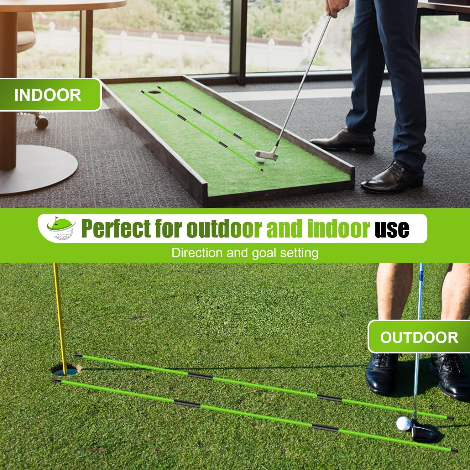 Palos de Alineación de Golf Jsportic 121.92 cm 2 Pack