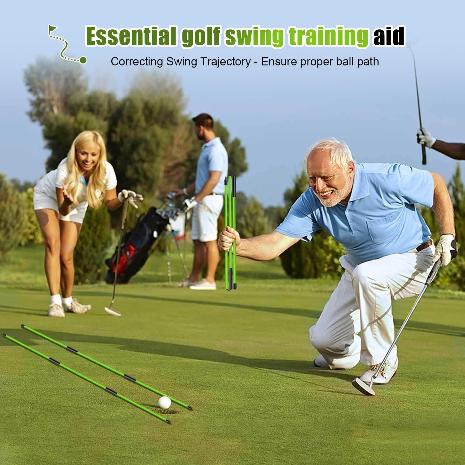 Palos de Alineación de Golf Jsportic 121.92 cm 2 Pack