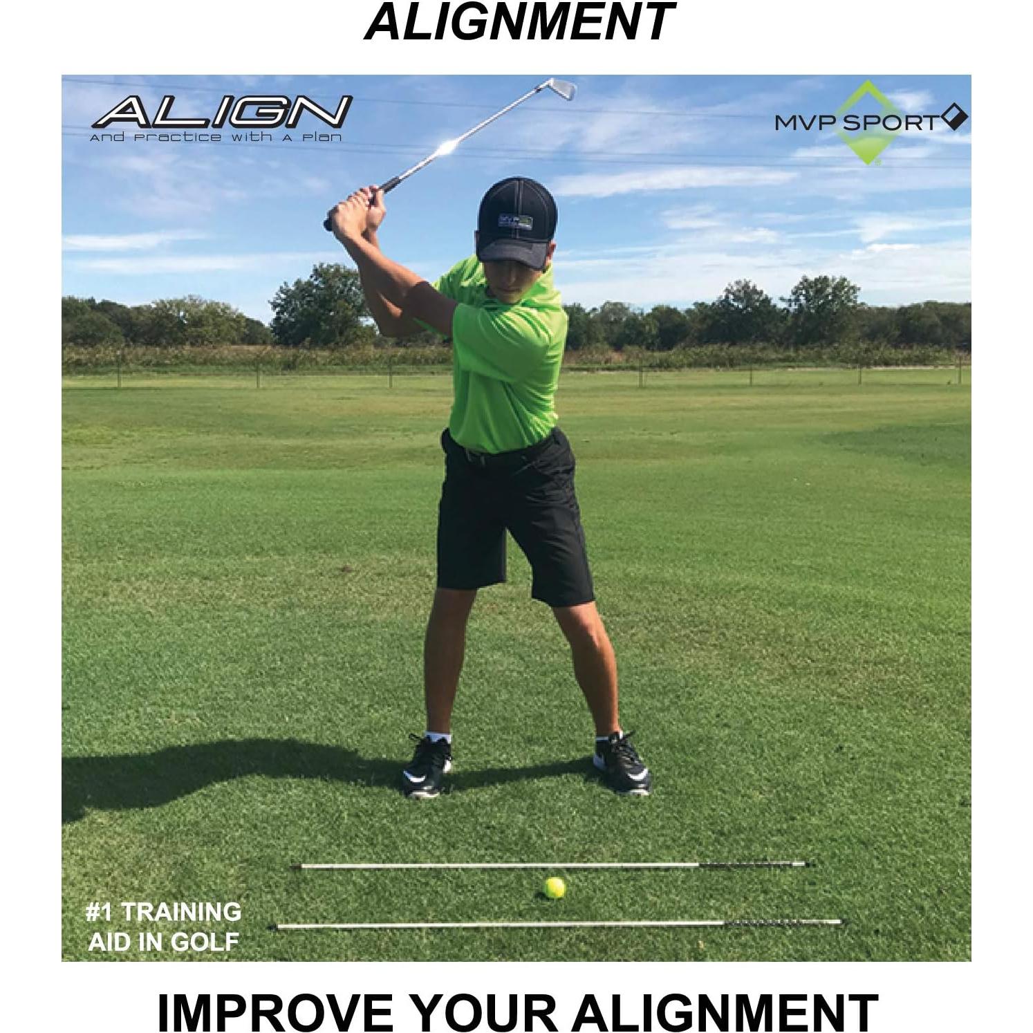 Varillas de Alineación de Golf MVP Sport 2-Pack 111.76 cm