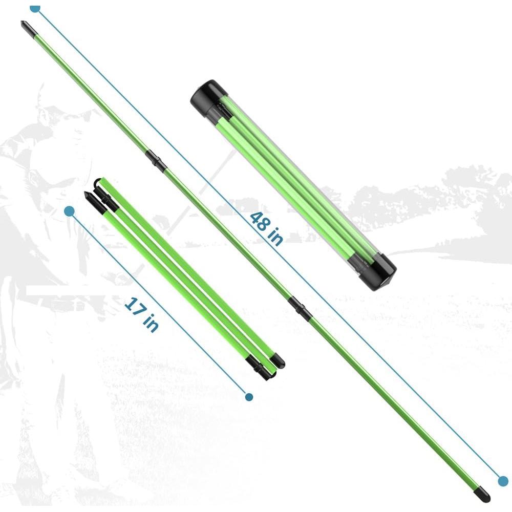 Paquete de 2 Palos de Alineación de Golf SLinBeiBy 121.92 cm