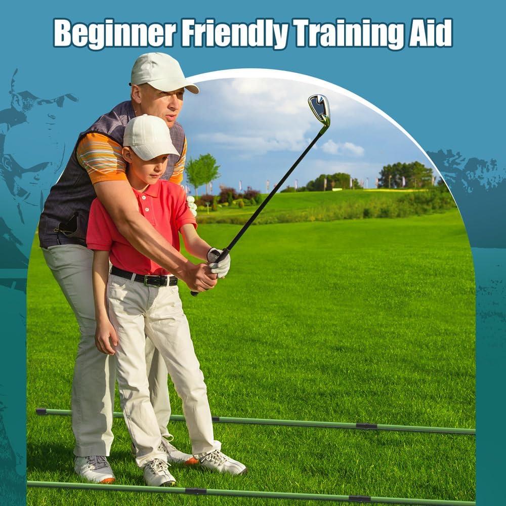 Paquete de 2 Palos de Alineación de Golf SLinBeiBy 121.92 cm